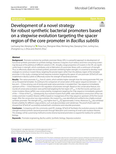 Development of a novel strategy for robust synthetic bacterial .